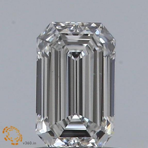 0.4 carat E-VS1 Natūralus Emerald Deimantas (1)