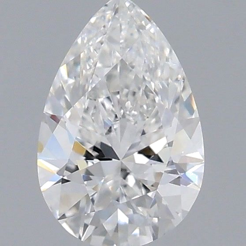 0.5 carat F-VS2 Natūralus Pear Deimantas (1)