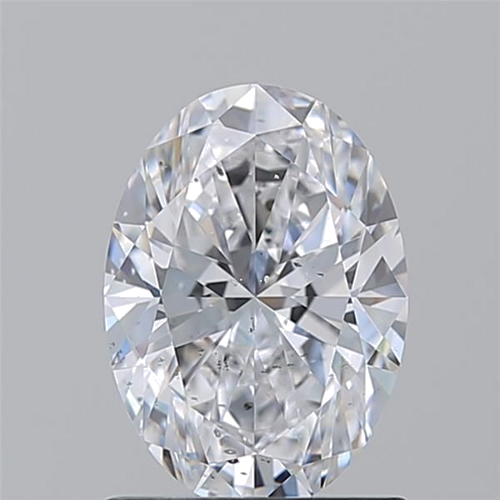 1.21 carat D-SI2 Natūralus Oval Deimantas (1)