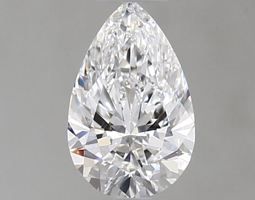 0.38 carat E-VVS1 Natūralus Pear Deimantas (1)