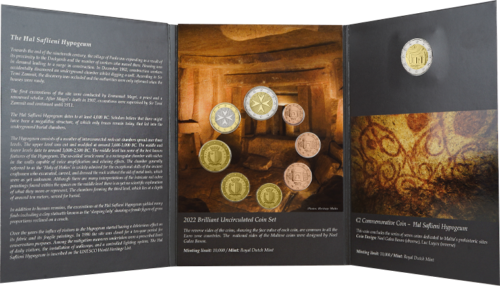 2022 Malta Euro Coins BU Set (7)