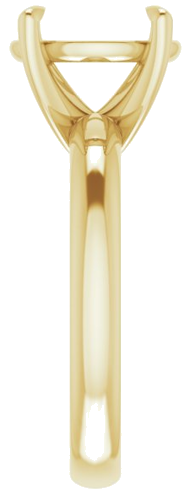 Sužadėtuvių Žiedas „Solitaire“ 585 Geltonojo Aukso Oval 11mm x 9mm (4)