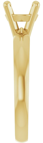 Sužadėtuvių Žiedas „Solitaire“ 14k yellow gold Round 7.2mm (4)