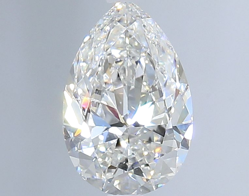 1.12 carat F-SI1 Natūralus Pear Deimantas (1)