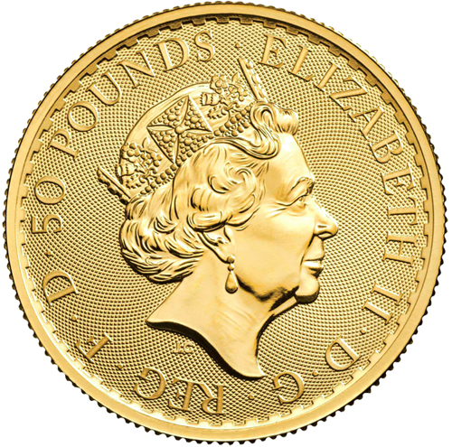 1/2 oz Britannia 2021 Great Britain Gold coin (NEW DESIGNE) (2)