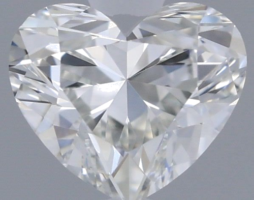 0.34 carat I-VVS2 Natūralus Heart Deimantas (1)