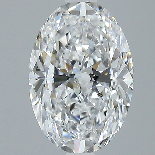 2.6 carat D-SI2 Natūralus Oval Deimantas (1)