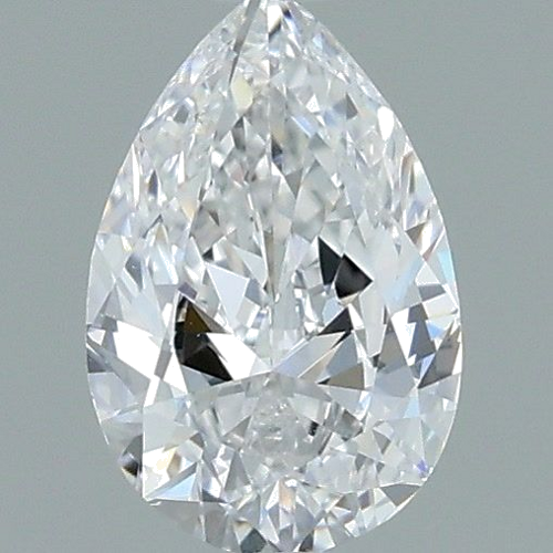 0.5 carat D-VS2 Natūralus Pear Deimantas (1)