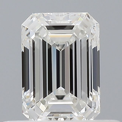 0.51 carat F-VVS2 Natūralus Emerald Deimantas (1)