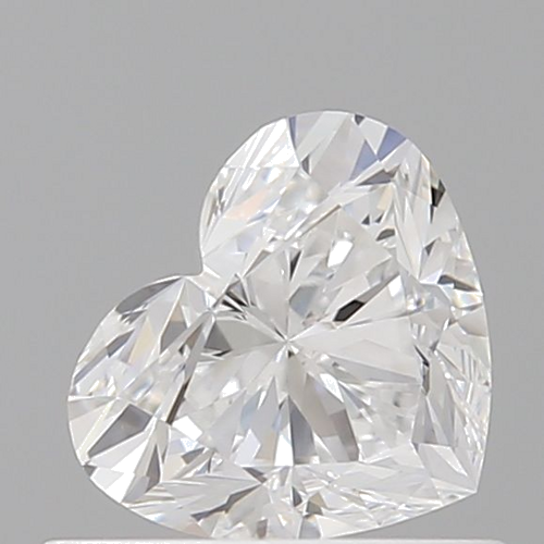 0.5 carat D-VVS2 Natūralus Heart Deimantas (1)