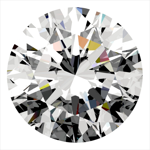 0.5 carat H-VS2 Very Good cut Natūralus Round Deimantas (1)