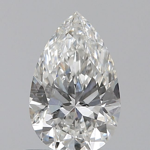 0.6 carat G-SI1 Natūralus Pear Deimantas (1)