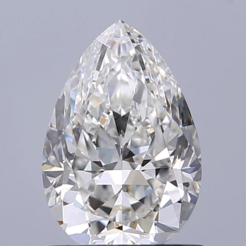 0.91 carat G-VVS2 Natūralus Pear Deimantas (1)