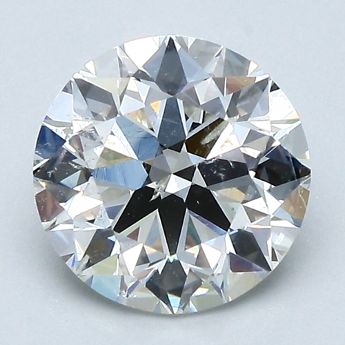 2.01 carat I-SI2 Excellent cut Natūralus Round Deimantas (1)