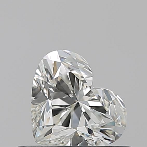 0.51 carat J-VVS1 Natūralus Heart Deimantas (1)