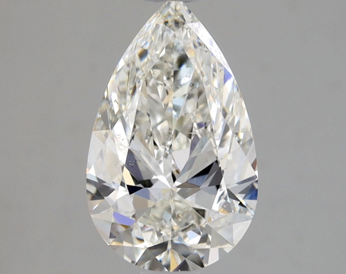 1.24 carat H-SI1 Natūralus Pear Deimantas (1)