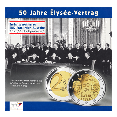 2013 Germany Élysée Treaty €2 Coin Set in BU Packaging (1)
