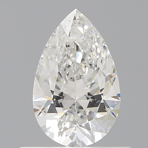 0.5 carat G-SI2 Natūralus Pear Deimantas (1)