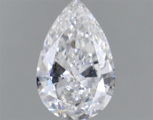 0.6 carat E-SI1 Natūralus Pear Deimantas (1)