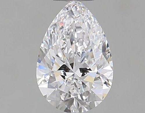 0.4 carat D-VVS2 Natūralus Pear Deimantas (1)