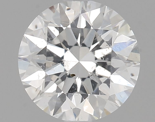 0.58 carat F-SI2 Excellent cut Natūralus Round Deimantas (1)