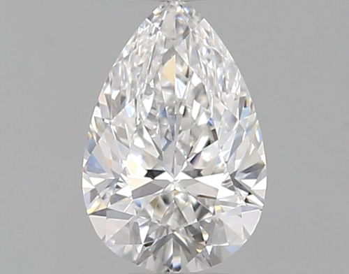 0.3 carat E-VVS2 Natūralus Pear Deimantas (1)