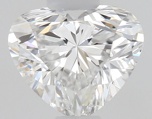 0.53 carat D-IF Natūralus Heart Deimantas (1)