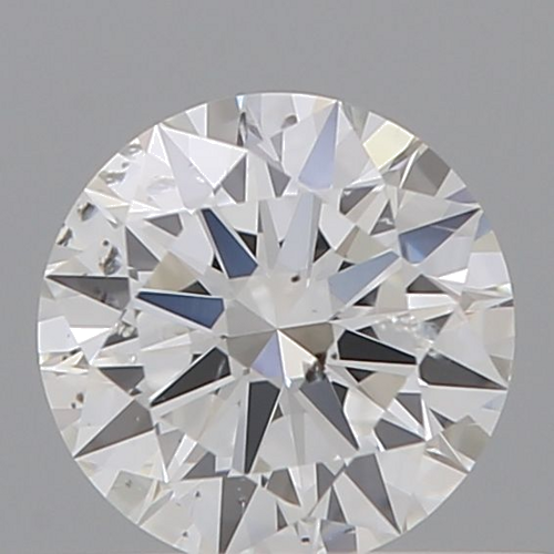 0.42 carat G-SI2 Excellent cut Natūralus Round Deimantas (1)