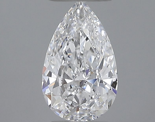 0.51 carat D-VVS1 Natūralus Pear Deimantas (1)