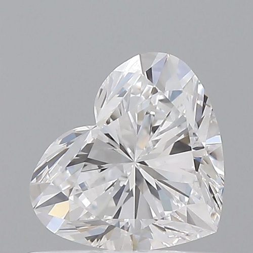 0.56 carat D-VVS2 Natūralus Heart Deimantas (1)