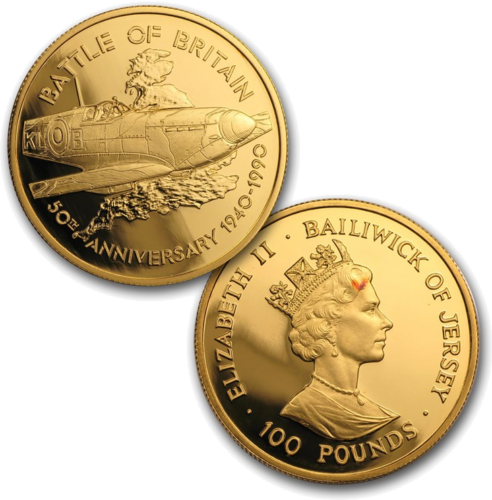 1990 GB Gold Battle of Britain 50th Anniversary Proof Set (8)