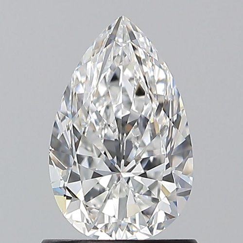 1.01 carat E-VVS2 Natūralus Pear Deimantas (1)