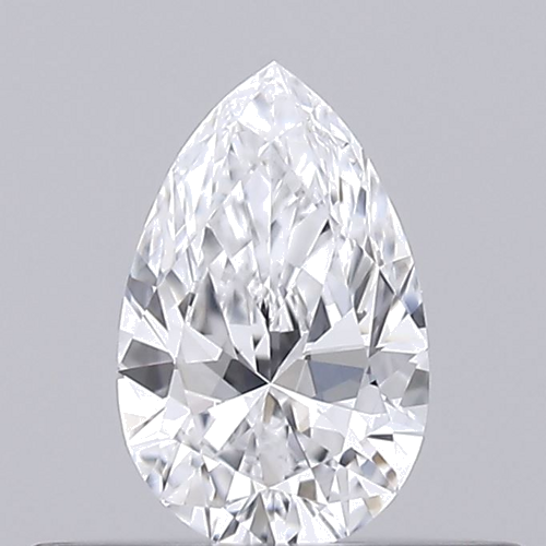 0.21 carat D-VS1 Natūralus Pear Deimantas (1)