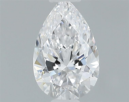 0.36 carat D-VVS2 Natūralus Pear Deimantas (1)