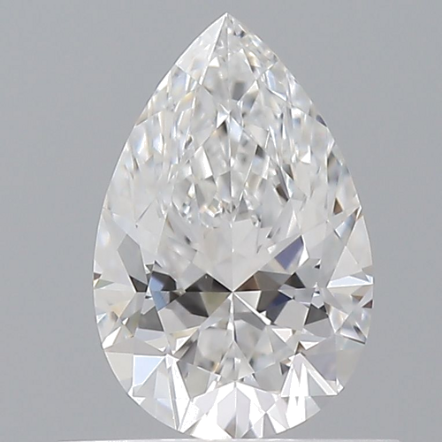 0.54 carat D-VVS2 Natūralus Pear Deimantas (1)