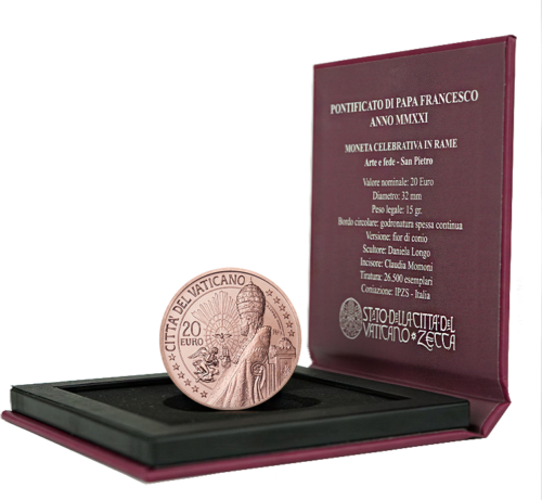 2021 Vatican City St. Peter 20 euro coin (3)