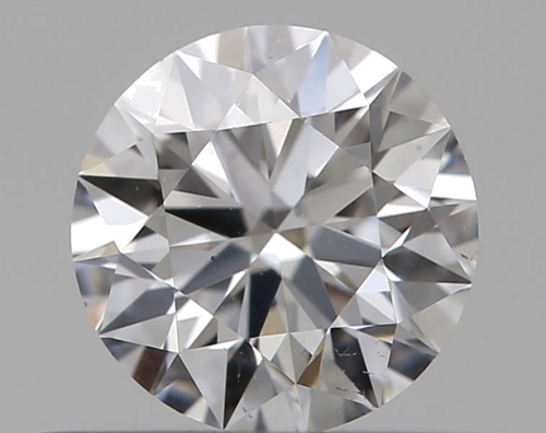 0.37 carat F-SI1 Excellent cut Natūralus Round Deimantas (1)