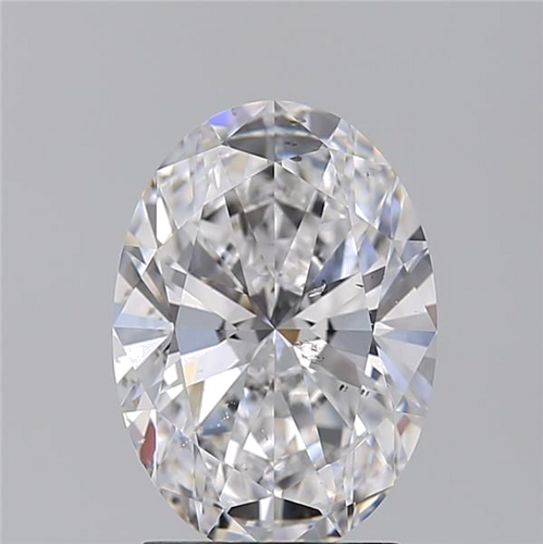 2.2 carat D-SI1 Natūralus Oval Deimantas (1)