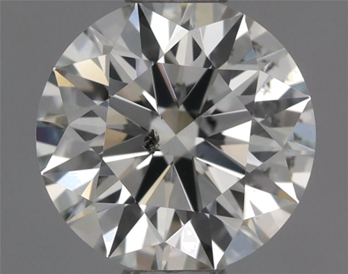 0.5 carat J-SI2 Excellent cut Natūralus Round Deimantas (1)