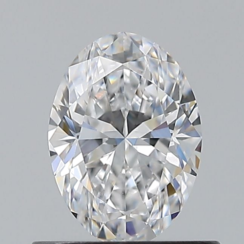 0.6 carat D-VVS2 Natūralus Oval Deimantas (1)