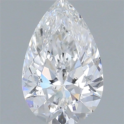 0.55 carat E-SI2 Natūralus Pear Deimantas (1)