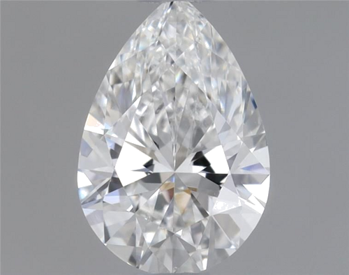 0.4 carat F-SI1 Natūralus Pear Deimantas (1)