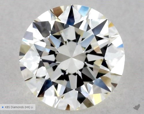 0.5 carat I-VVS2 Excellent cut Natūralus Round Deimantas (1)