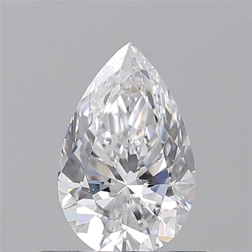 0.7 carat D-VS2 Natūralus Pear Deimantas (1)