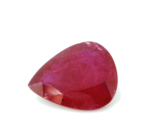 8.27 carat RED Pear Rubinas (1)