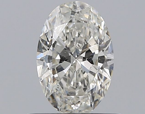 0.59 carat I-SI2 Natūralus Oval Deimantas (1)