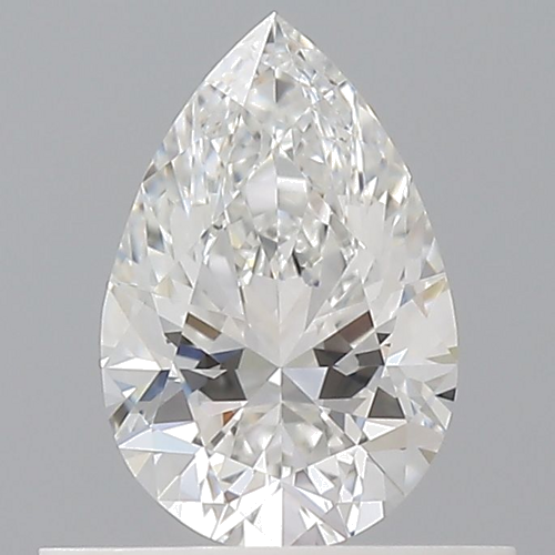 0.5 carat G-VVS2 Natūralus Pear Deimantas (1)
