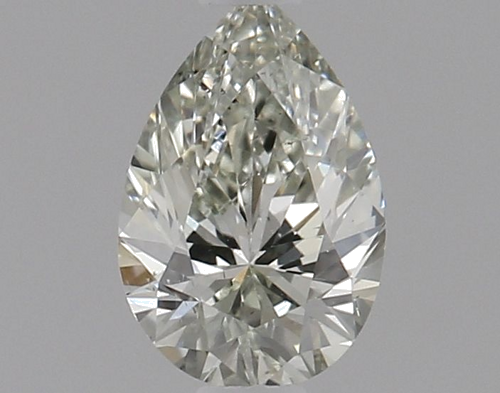 0.48 carat Fancy Light Grayish Yellowish Green-SI1 Natūralus Pear Deimantas (1)