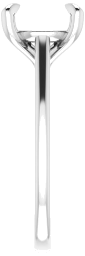 Sužadėtuvių Žiedas „Solitaire“ 950 Platinos Round 9.4mm (4)