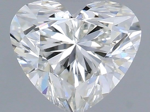 0.36 carat H-SI1 Natūralus Heart Deimantas (1)
